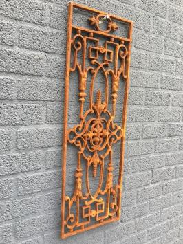 Rooster gietijzer, deurrooster / raamrooster, wandornament